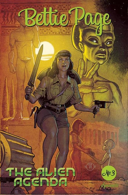 Cover Art for BETTIE PAGE ALIEN AGENDA