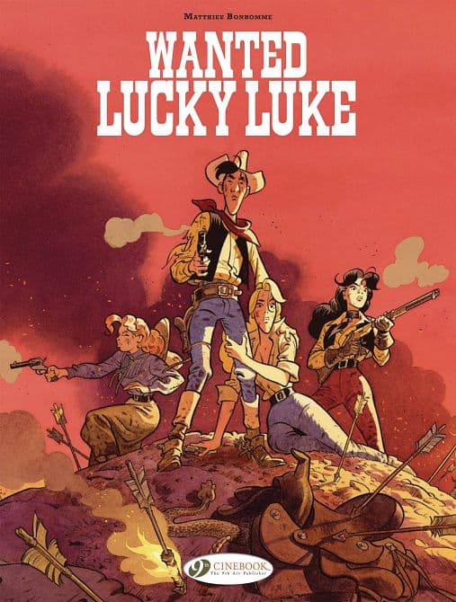 Cover Art for WANTED LUCKY LUKE GN