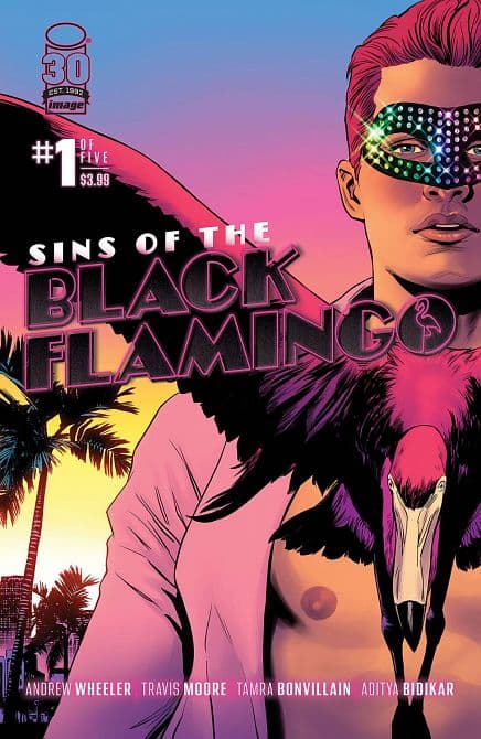 Cover Art for SINS OF BLACK FLAMINGO