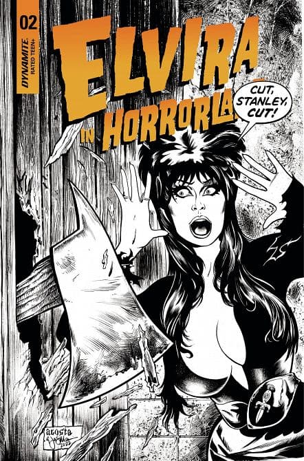 Cover Art for ELVIRA IN HORRORLAND