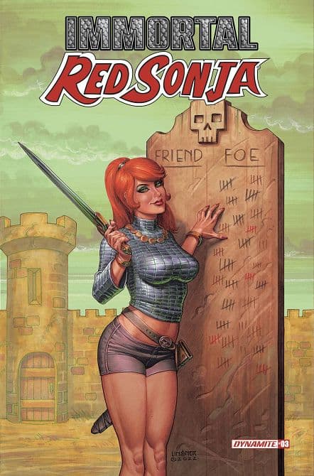 Cover Art for IMMORTAL RED SONJA