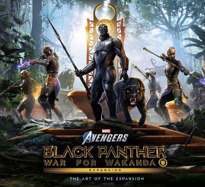 Cover Art for MARVELS AVENGERS BLACK PANTHER WAR ART OF EXPANSION HC