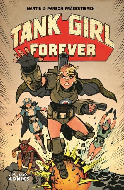 Cover Art for TANK GIRL FOREVER