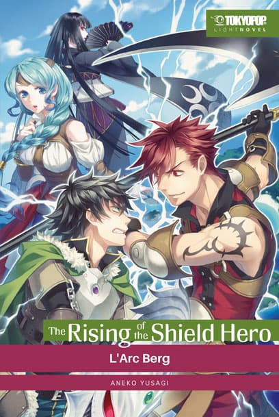 Cover Art for THE RISING OF THE SHIELD HERO LIGHT NOVEL