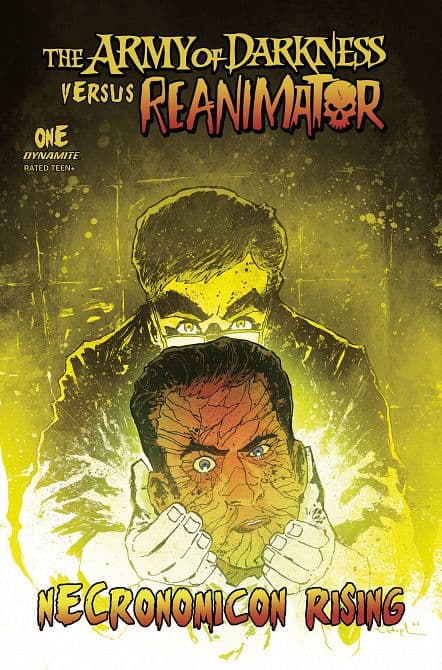 Cover Art for AOD VS REANIMATOR NECRONOMICON RISING