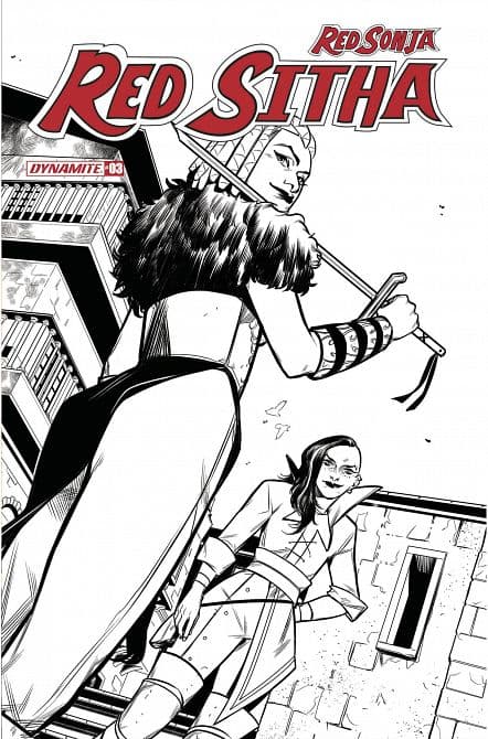 Cover Art for RED SONJA RED SITHA
