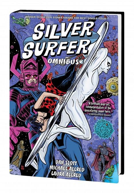 Cover Art for SILVER SURFER SLOTT ALLRED OMNIBUS HC WRPAD CVR NEW PTG