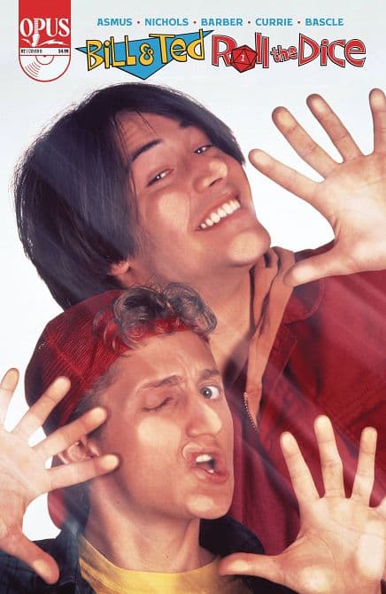Cover Art for BILL & TED ROLL DICE