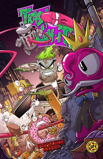Cover Art for TRASH & CAN IT VOL 1 DISPOSABLE HEROES TP