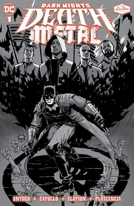 DARK NIGHTS DEATH METAL #1 SOUNDTRACK SPEC ED RISE AGAINST WITH FLEXI SINGLE BROKEN DREAMS INC ( NET ) Second Printing