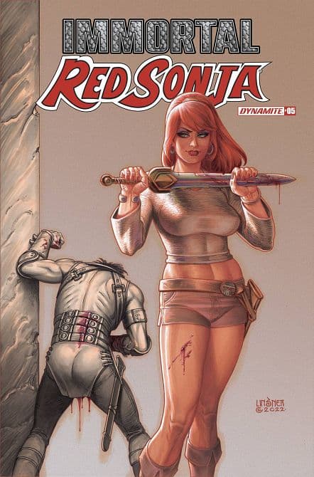 Cover Art for IMMORTAL RED SONJA
