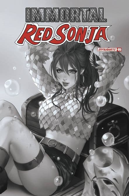 Cover Art for IMMORTAL RED SONJA