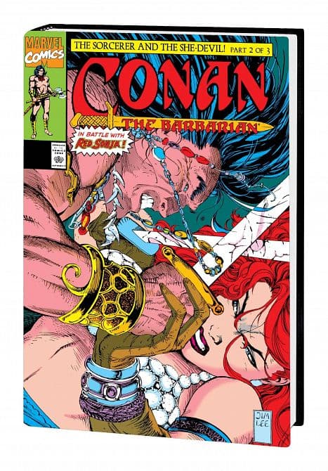 Cover Art for CONAN THE BARBARIAN ORIG MARVEL YRS OMNIBUS HC VOL 10 JIM LE