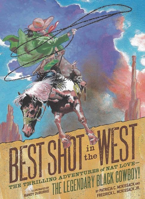 Cover Art for BEST SHOT IN THE WEST ADVENTURES OF NAT LOVE GN