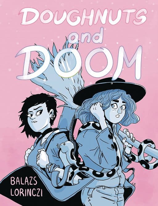 Cover Art for DOUGHNUTS AND DOOM GN