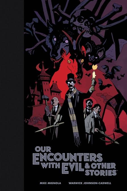 Cover Art for OUR ENCOUNTERS WITH EVIL & OTHER STORIES LIBRARY EDITION HC