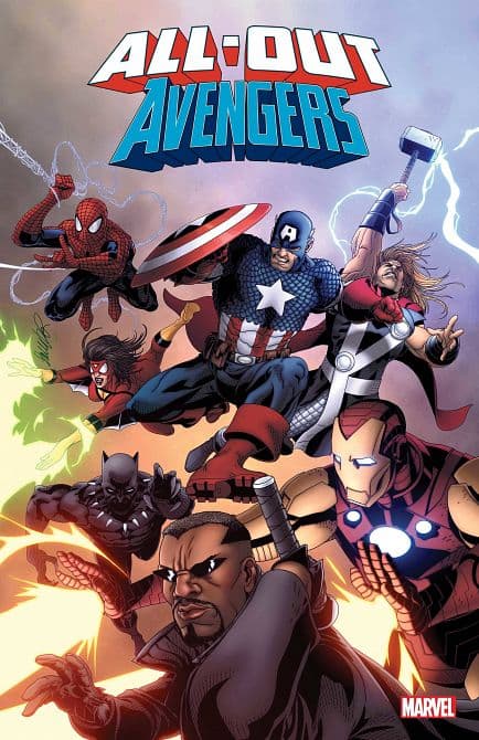 Cover Art for ALL-OUT AVENGERS