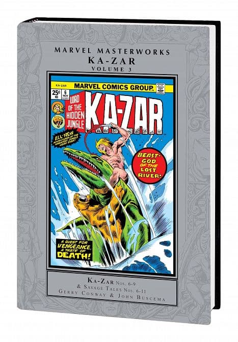 Cover Art for MARVEL MASTERWORKS KA-ZAR HC VOL 03