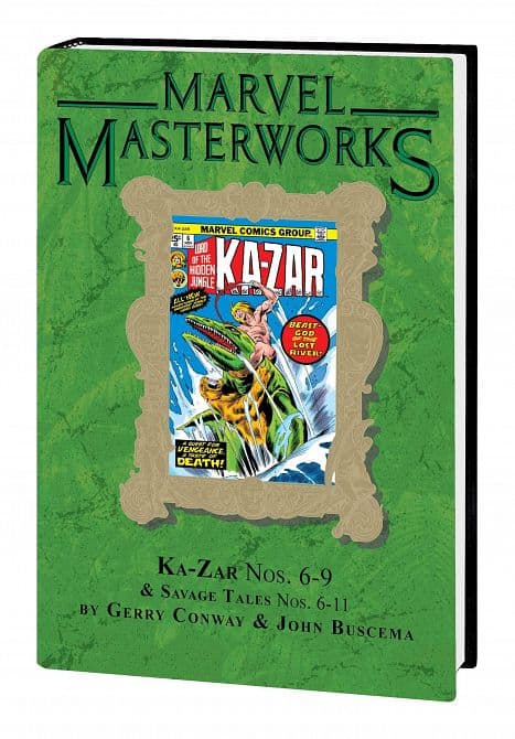 Cover Art for MARVEL MASTERWORKS KA-ZAR HC VOL 03 DM VARIANT