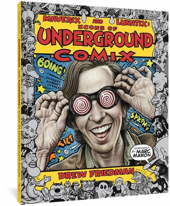 Cover Art for MAVERIX & LUNATIX ICONS OF UNDERGROUND COMIX HC