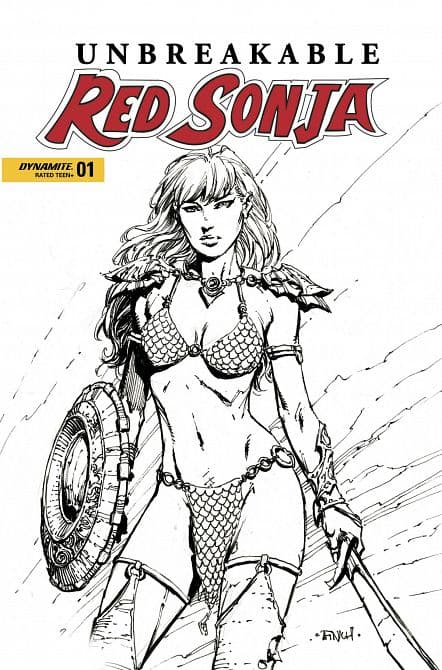 Cover Art for UNBREAKABLE RED SONJA