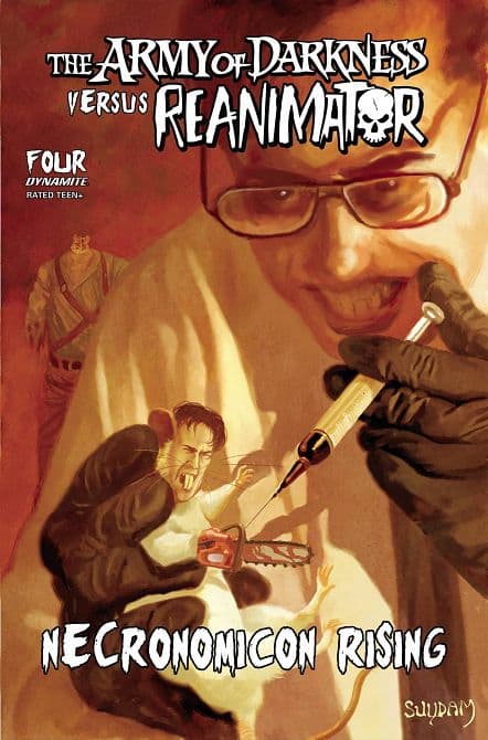 Cover Art for AOD VS REANIMATOR NECRONOMICON RISING