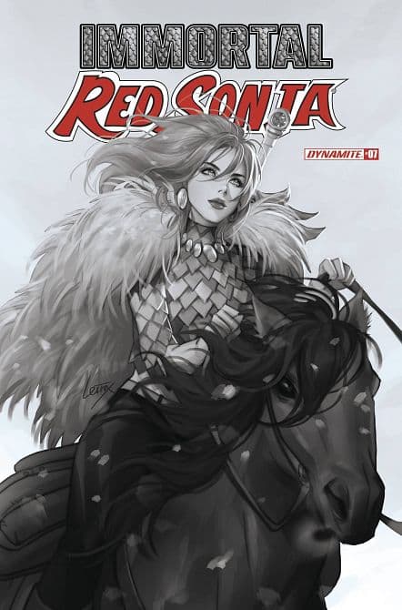 Cover Art for IMMORTAL RED SONJA