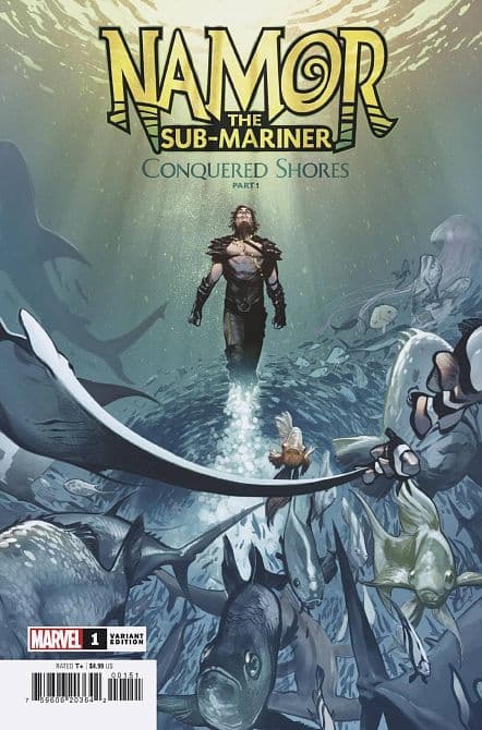 Cover Art for NAMOR CONQUERED SHORES