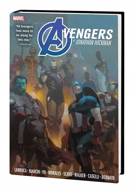 Cover Art for AVENGERS BY JONATHAN HICKMAN OMNIBUS HC VOL 02 RIBIC CVR