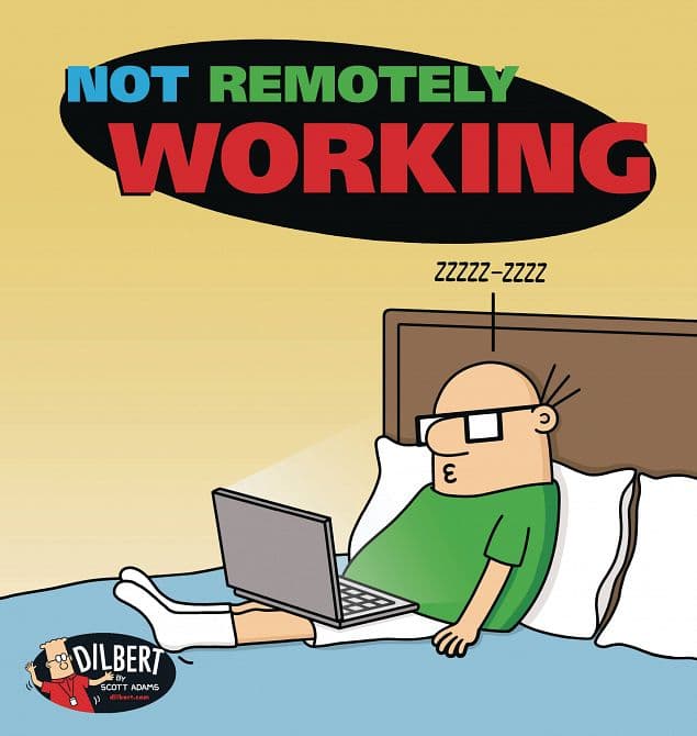 Cover Art for DILBERT TP NOT REMOTELY WORKING