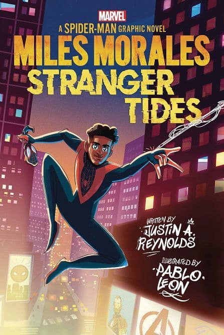 Cover Art for MILES MORALES STRANGER TIDES GN