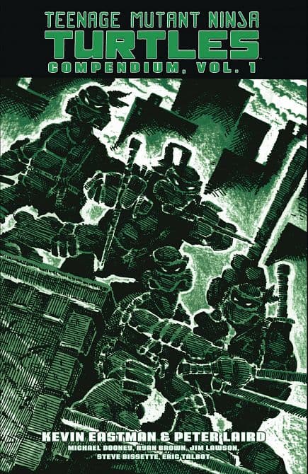 Cover Art for TEENAGE MUTANT NINJA TURTLES COMPENDIUM HC