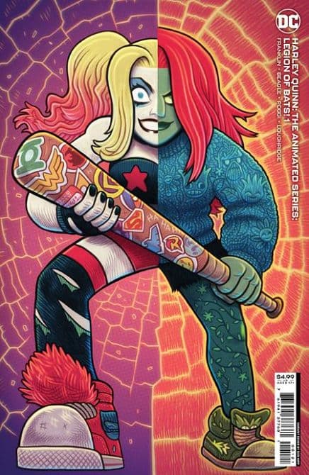Cover Art for HARLEY QUINN THE ANIMATED SERIES LEGION OF BATS