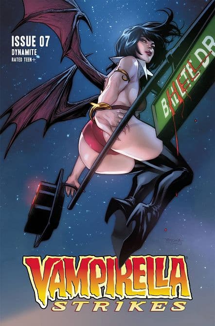 Cover Art for VAMPIRELLA STRIKES