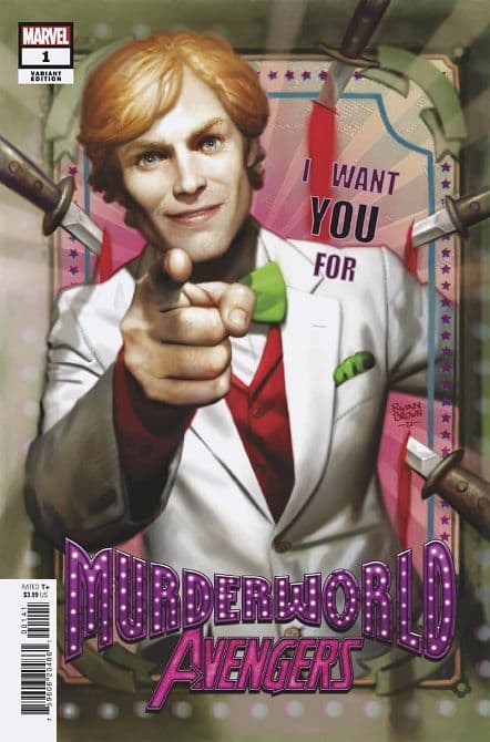 Cover Art for MURDERWORLD AVENGERS