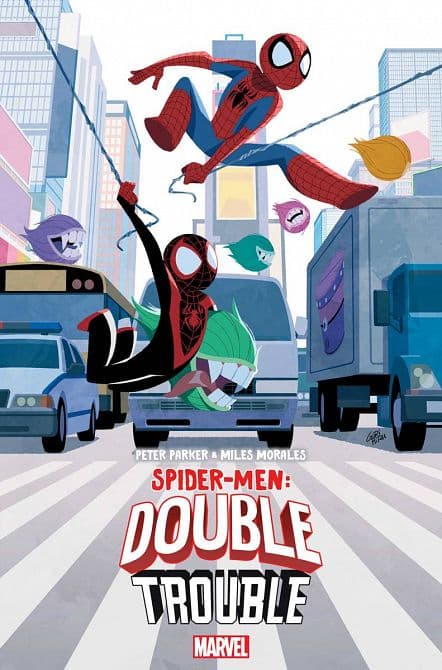 Cover Art for PETER MILES SPIDER-MAN DOUBLE TROUBLE