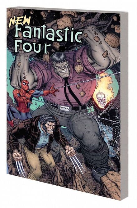Cover Art for NEW FANTASTIC FOUR HELL IN A HANDBASKET TP