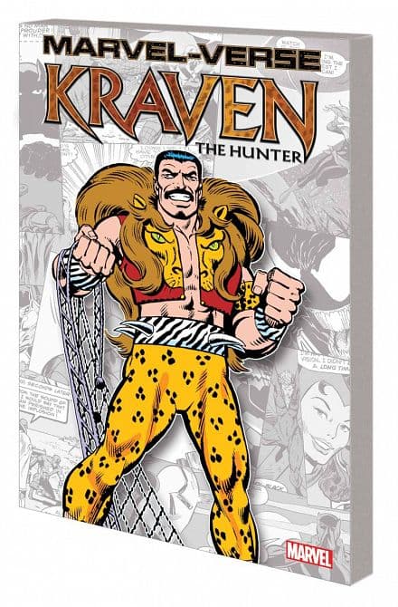 Cover Art for MARVEL-VERSE GN TP KRAVEN THE HUNTER