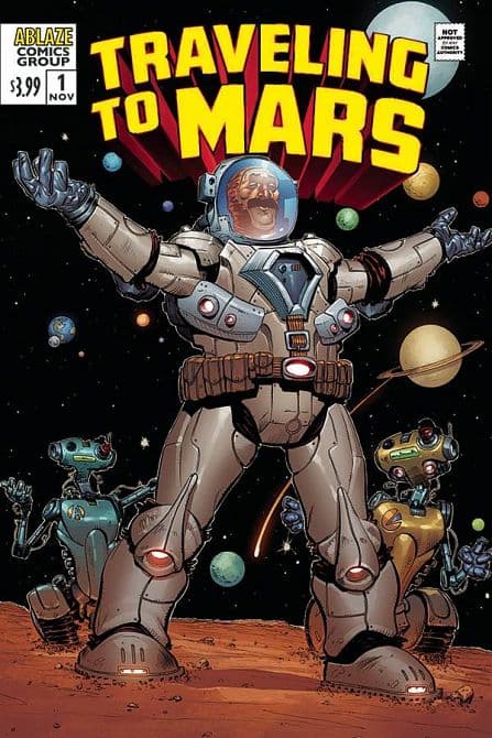 Cover Art for TRAVELING TO MARS