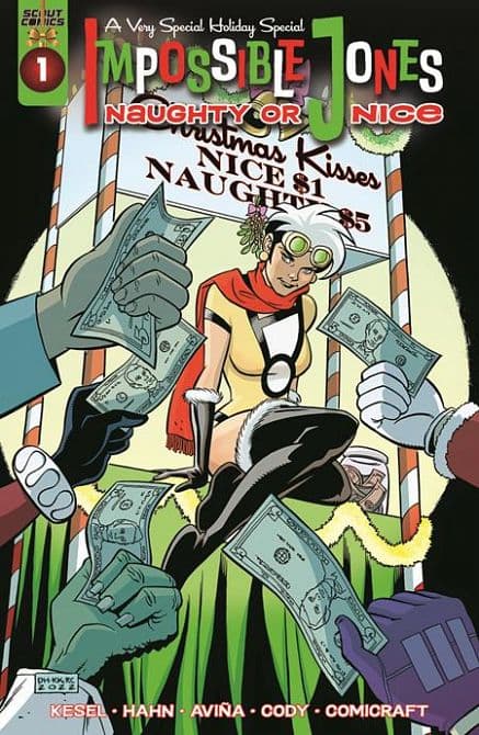 Cover Art for IMPOSSIBLE JONES NAUGHTY OR NICE