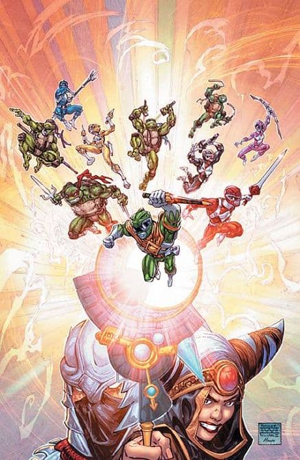 Cover Art for POWER RANGERS TEENAGE MUTANT NINJA TURTLES ( MMPR TMNT ) II