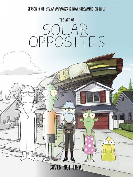 Cover Art for ART OF SOLAR OPPOSITES HC
