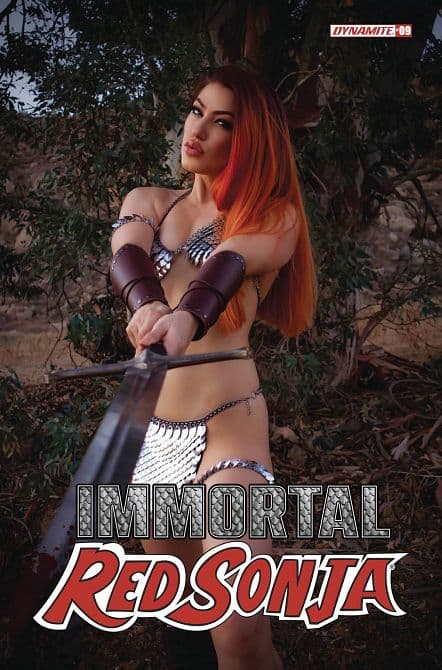 Cover Art for IMMORTAL RED SONJA