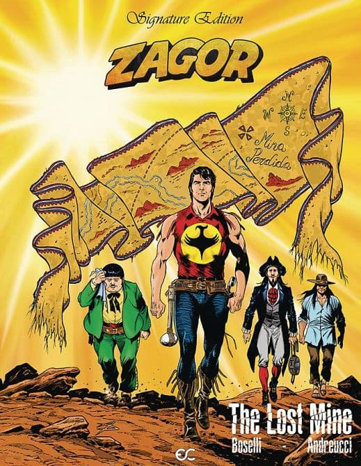 Cover Art for ZAGOR THE LOST MINE GN