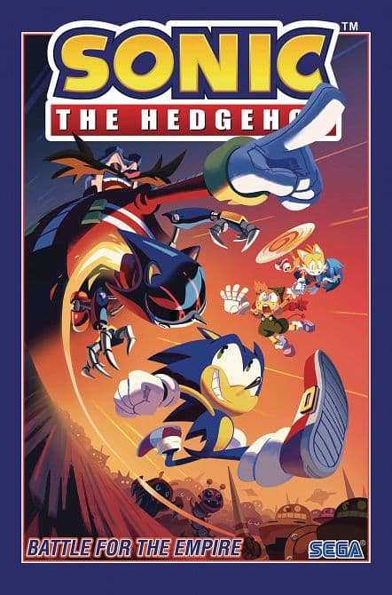 Cover Art for SONIC THE HEDGEHOG TP VOL 13 BATTLE FOR THE EMPIRE