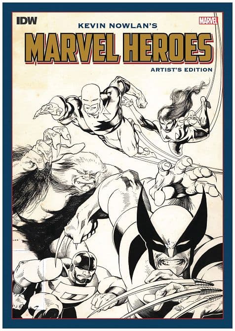 Cover Art for KEVIN NOWLAN MARVEL HEROES ARTIST EDITION HC