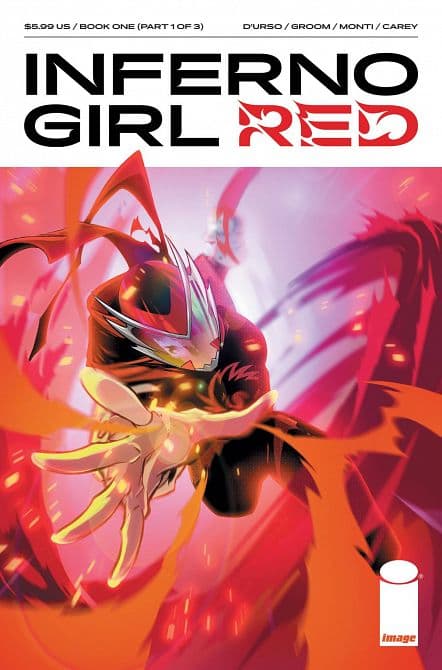 Cover Art for INFERNO GIRL RED BOOK ONE