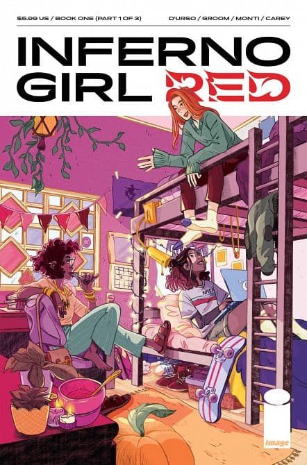 Cover Art for INFERNO GIRL RED BOOK ONE