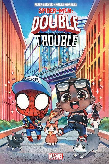 Cover Art for PETER MILES SPIDER-MAN DOUBLE TROUBLE