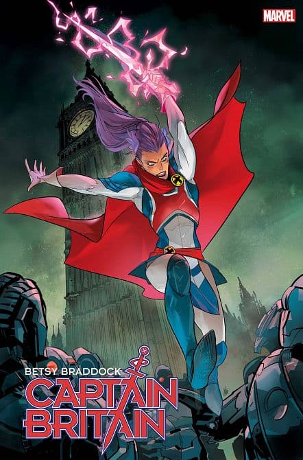 Cover Art for BETSY BRADDOCK CAPTAIN BRITAIN